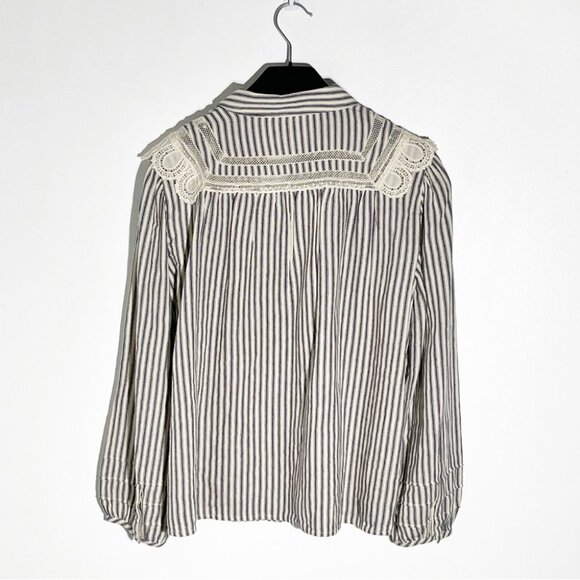 NWT Ba&Sh Anael striped blouse Size small - Picture 6 of 11